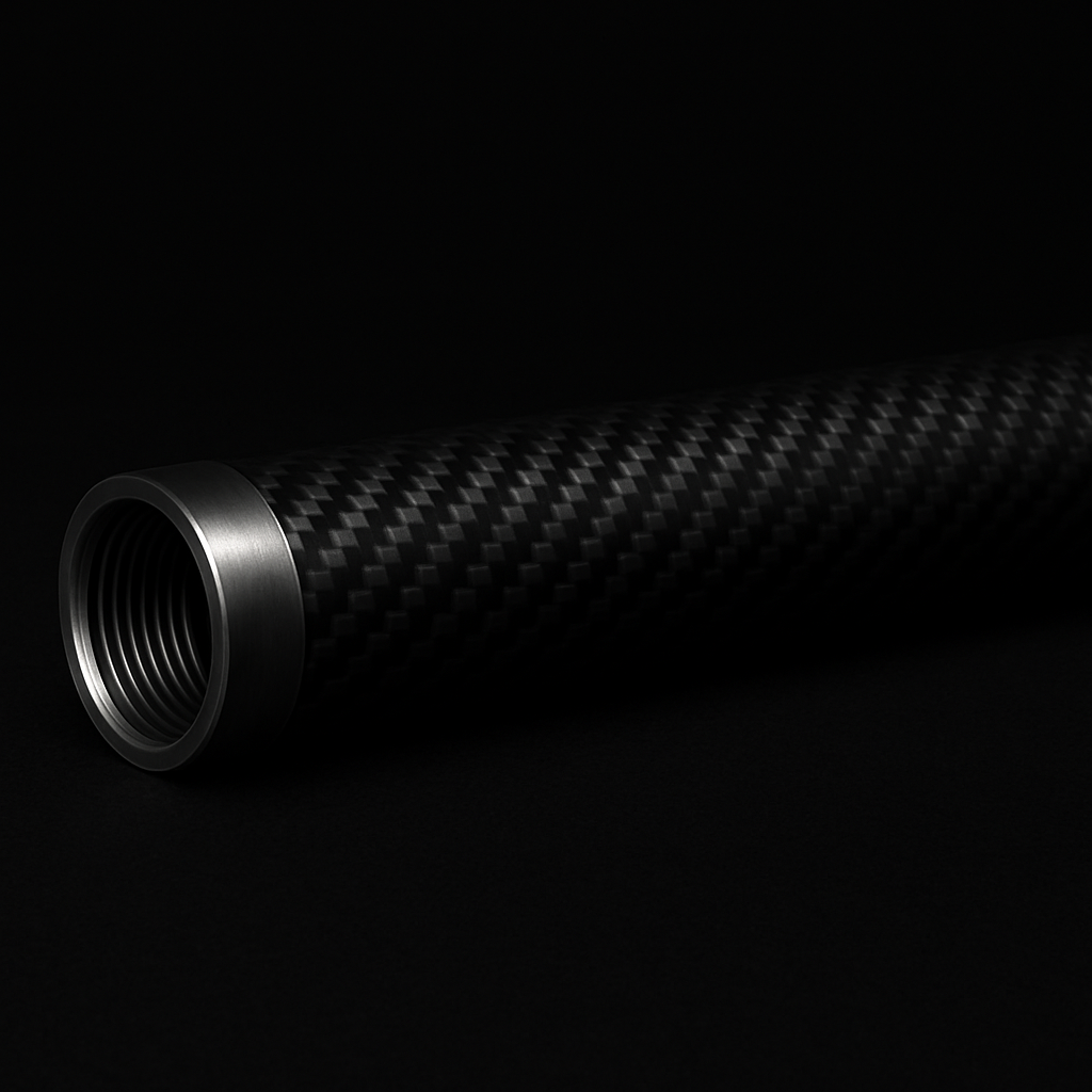 Advanced Carbon fibre Tube with Precision Metal Fittings
